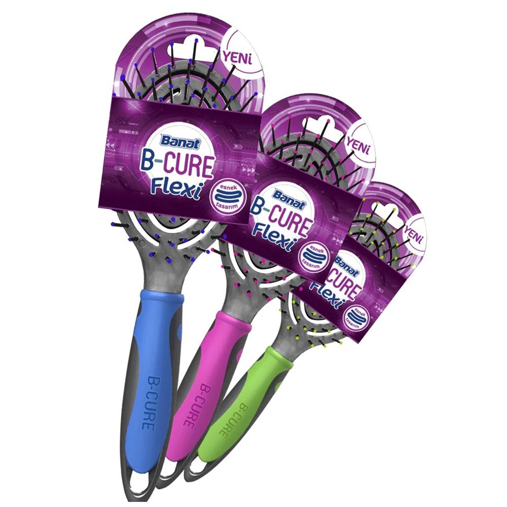 BANAT B-CURE FLEXI 485 SAÇ FIRÇASISAÇ TARAYICILARBANAT8.35.661485