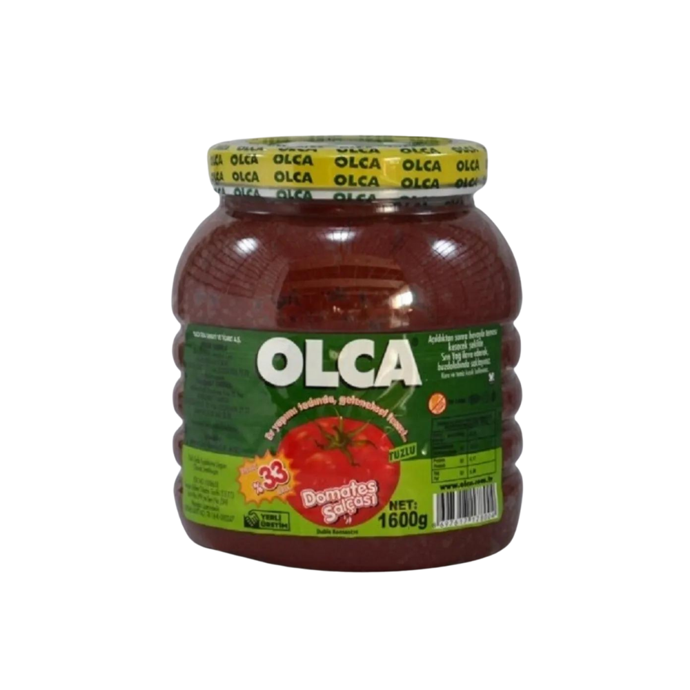 OLCA DOMATES SALÇASI CAM 33 BRİX 1600 GRSALÇAOLCAODS8697617171920