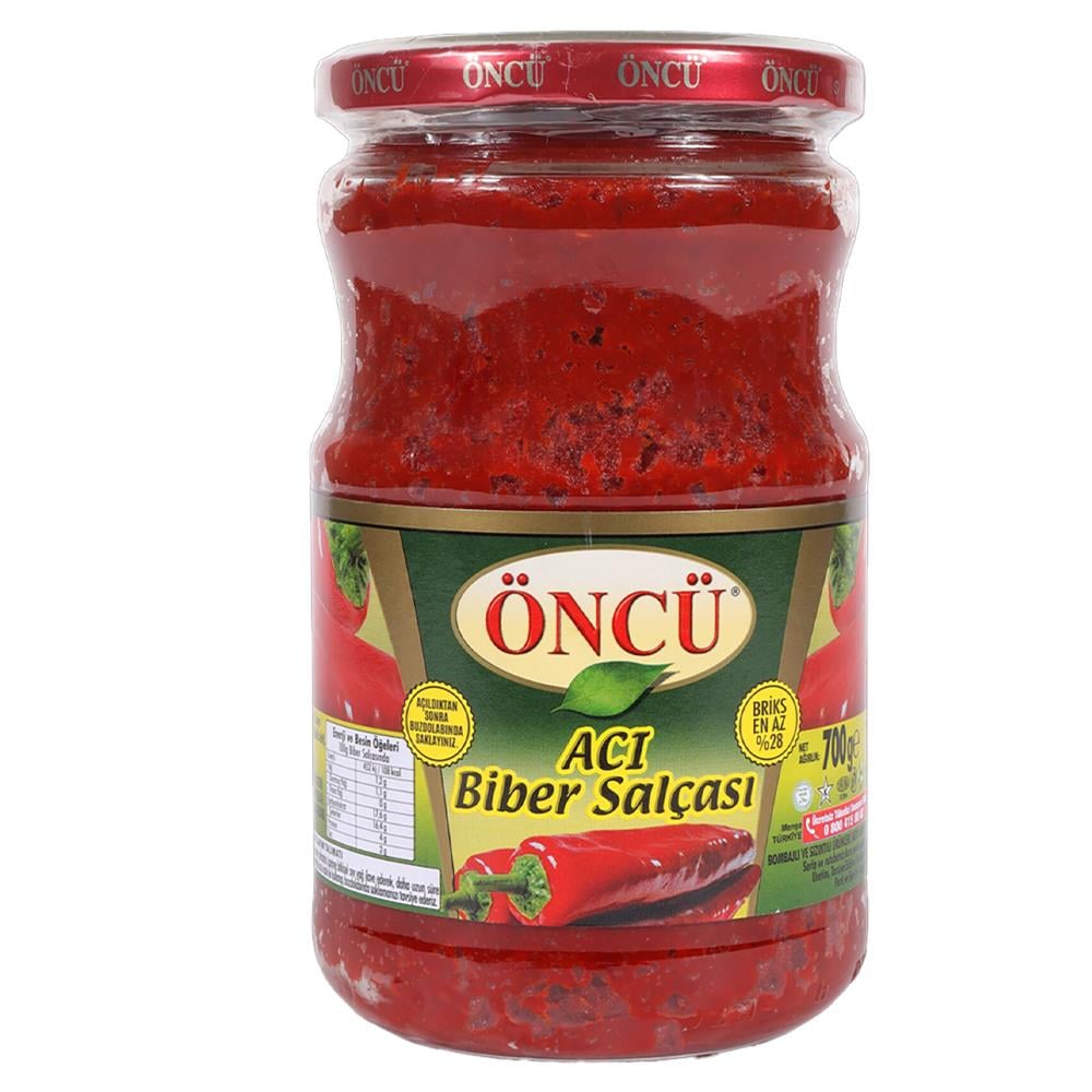 ÖNCÜ ACI BİBER SALÇASI 700 GRSALÇAÖNCÜ0 502