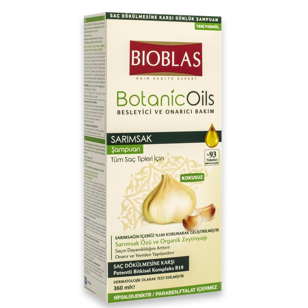 BIOBLAS BESLEYİCİ ONARICI SARIMSAK ŞAMPUANI 360 MLŞAMPUANBİOBLAS5006572