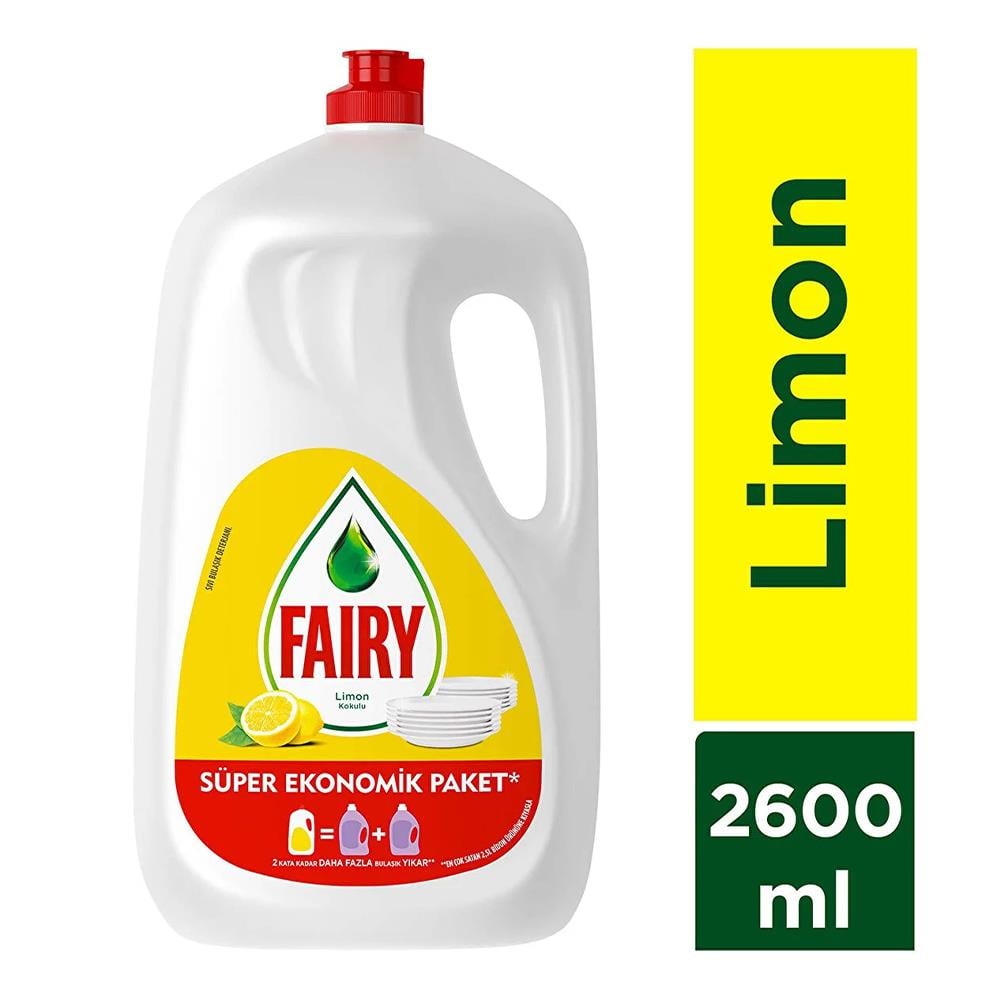 FAİRY SIVI BULAŞIK DETERJANI 2600 MLSIVI BULAŞIK DETEJANIFAİRY01FRYSV25600E.81764300