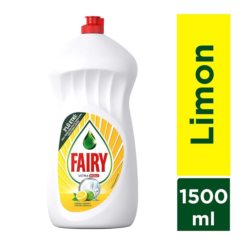 FAİRY LİMONLU BULAŞIK DETERJANI 1500 MLSIVI BULAŞIK DETEJANIFAİRY9950