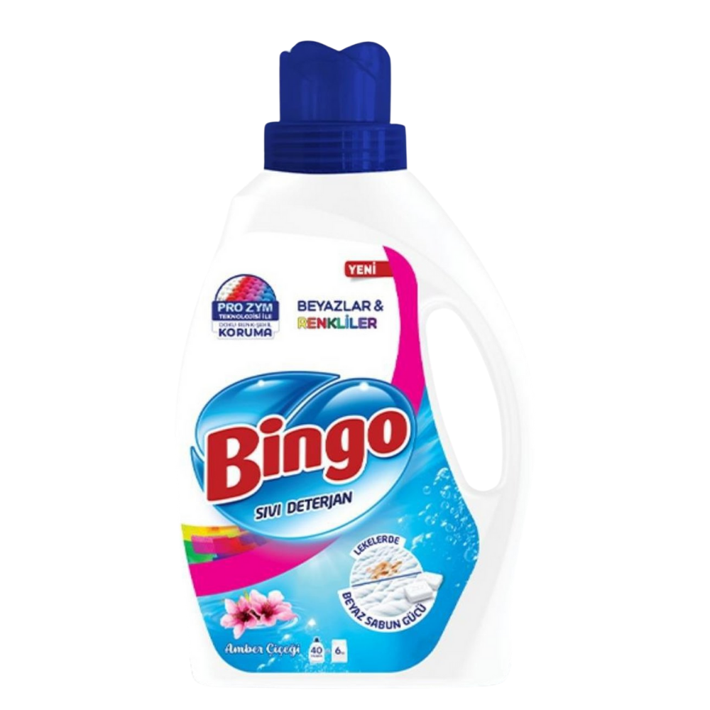 BİNGO SIVI DETERJAN AMBER ÇİÇEĞİ 2600 MLSIVI DETERJANBİNGO50002457