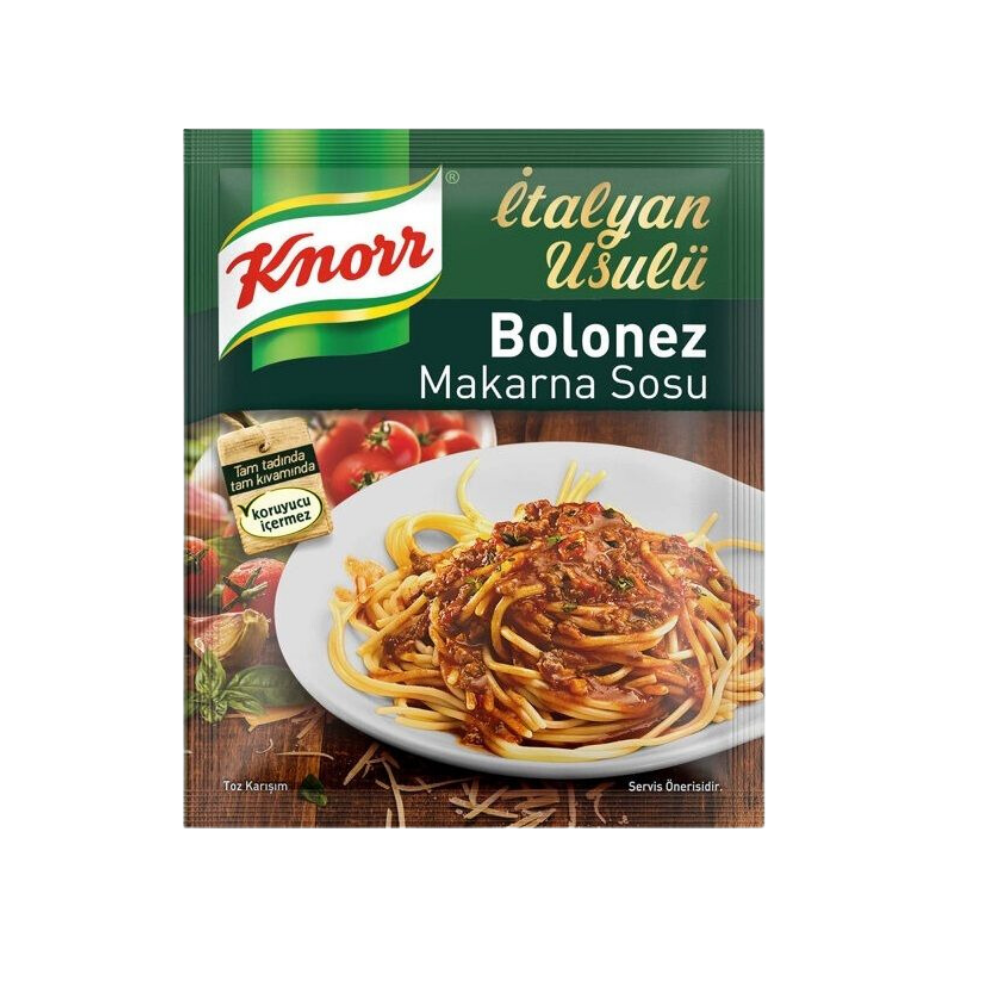 KNORR MAKARNA SOSU İTALYAN USULÜ BOLONEZ 45 GRSOSMarkasız70003293