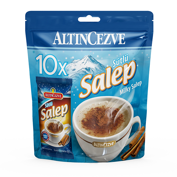 ALTINCEZVE SALEP 10‘LU PAKET 170 GRSÜTLÜ TOZ İÇECEKLERALTINCEZVEAC 8690493901445