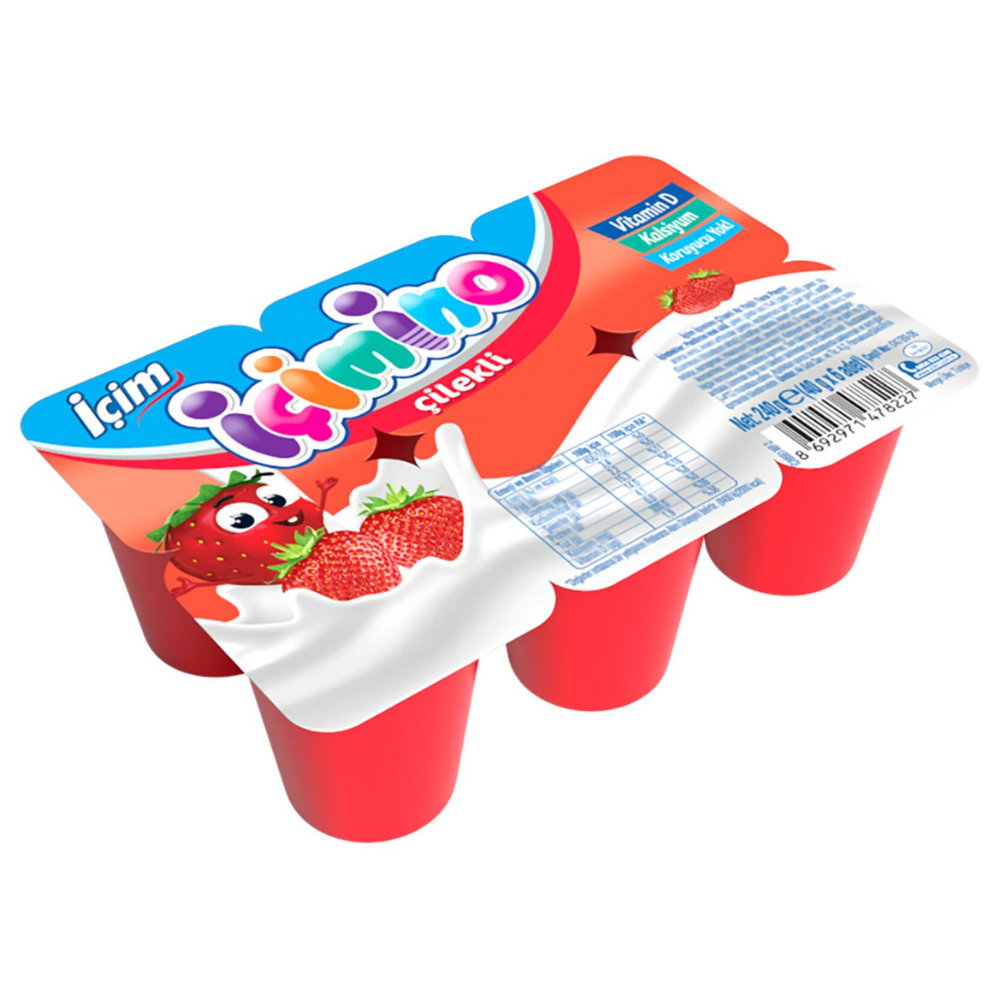 İÇİM İÇİMİNO BÜYÜME KÜPÜ ÇİLEKLİ 240 GR 6*40 GRSÜTÜLKERSTK-32