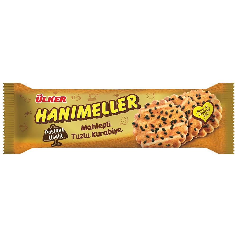 ÜLKER HANIMELLER MAHLEPLİ TUZLU KURABİYE 81GTATLI BİSKÜVİÜLKER0119005
