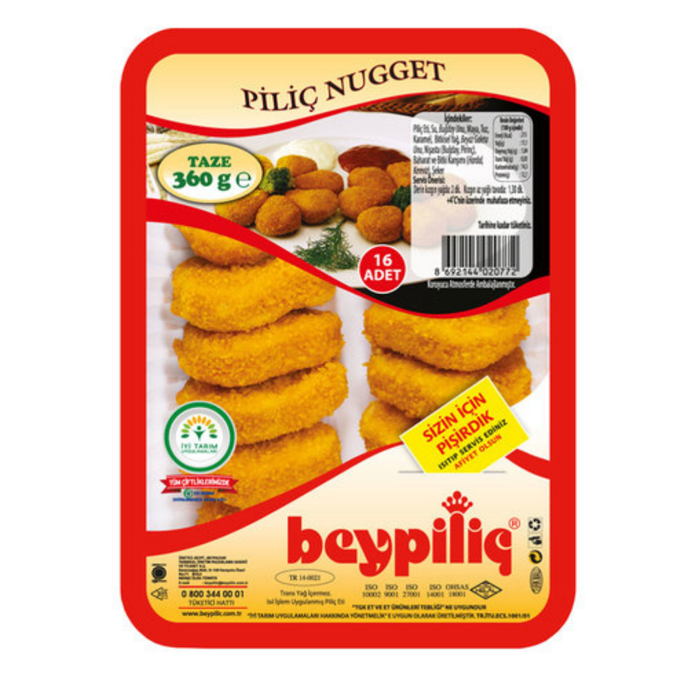 BEYPİLİÇ NUGGET 360 GRTAVUKBEYPİLİÇ63117
