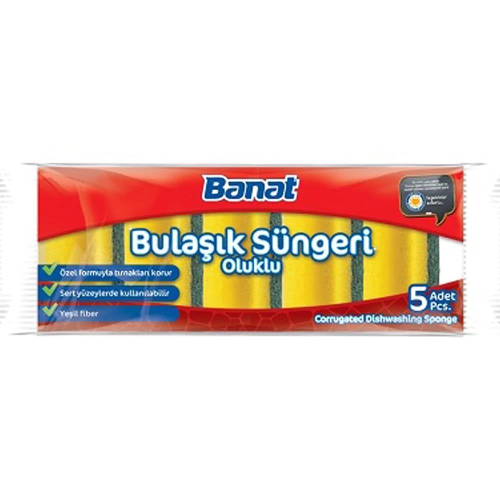 BANAT 5'Lİ SÜNGER OLUKLUTEMİZLİK SÜNGERİBANAT8.35.780810