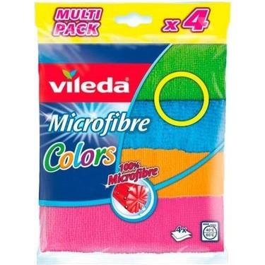 VİLEDA TEMİZLİK BEZİ 4LÜ COLORSTEMİZLİK SÜNGERİMarkasız