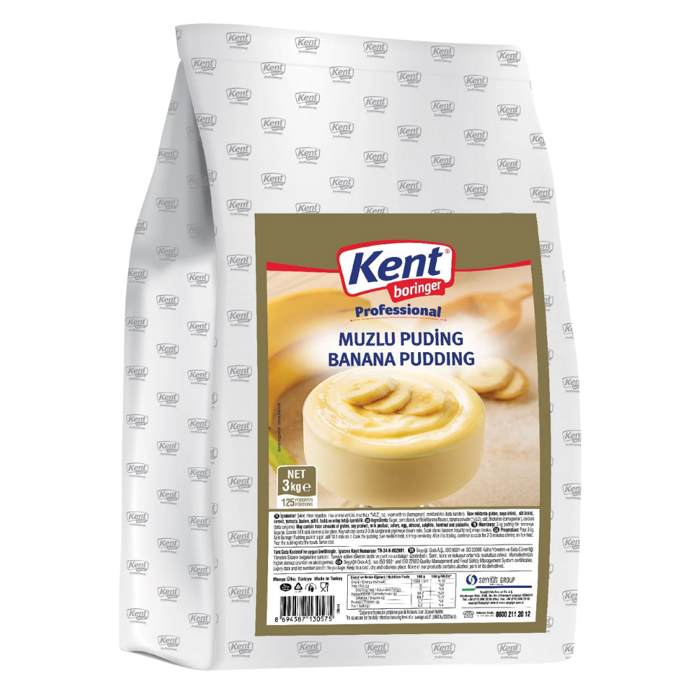 KENT BORİNGER PUDİNG MUZLU 3 KGTOZ TATLILARBORİNGERMYT01246