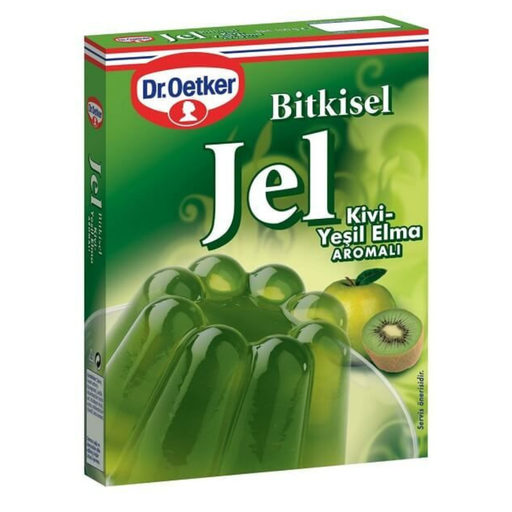 DR.OETKER JEL KİVİ VE YEŞİL ELMA100 GRTOZ TATLILARDR.OETKER103208