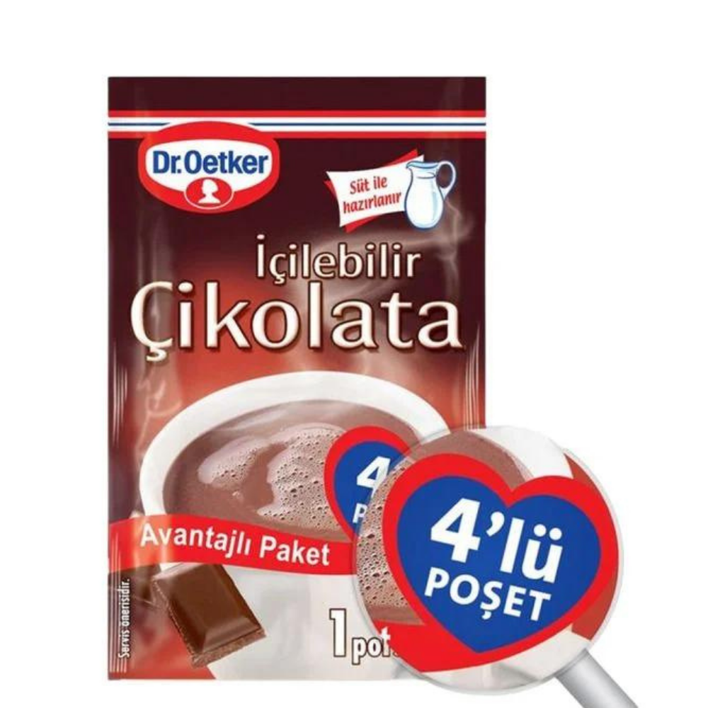 DR.OETKER SICAK ÇİKOLATA 4‘LÜ 19 GRTOZ TATLILARDR.OETKER118913