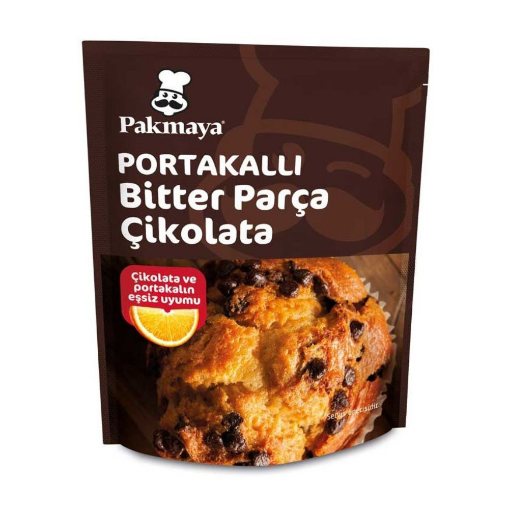PAKMAYA PORTAKALLI BİTTER BİTTER PARÇA ÇİKOLATA 70 GTOZ TATLILARPAKMAYAPAK43