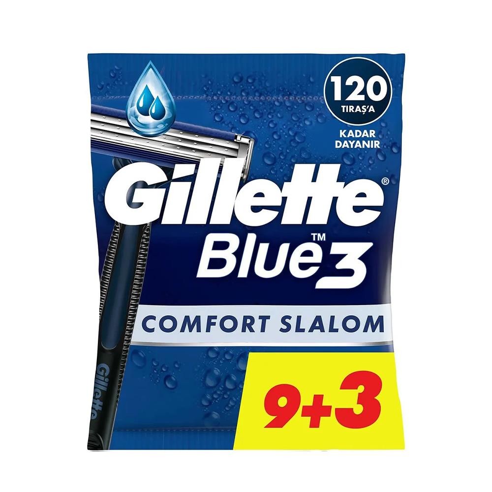 GİLLETTE BLUE3 COMFORT SSLALOM 9+3TRAŞ BIÇAĞIGİLLETTES8006540808771