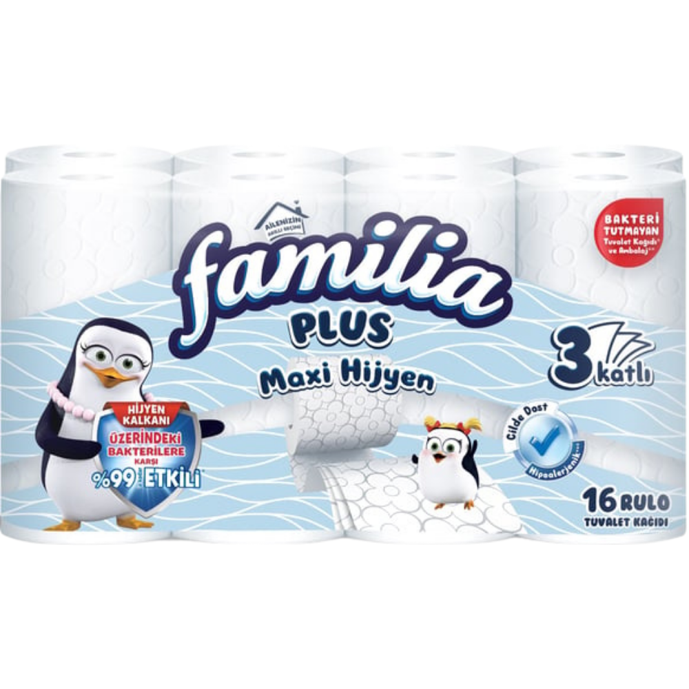 FAMİLİA PLUS MAXI HIJYEN 16'LI TUVALET KAĞIDITUVALET KAĞIDIMarkasız50000064