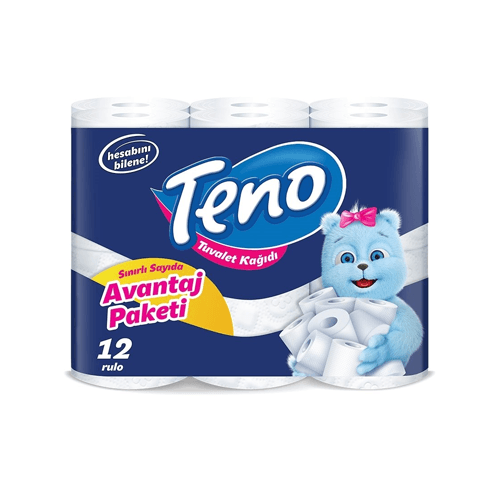 TENO AVANTAJ PAKET TUVALET KAĞIDI 12'LİTUVALET KAĞIDIMarkasız50001234