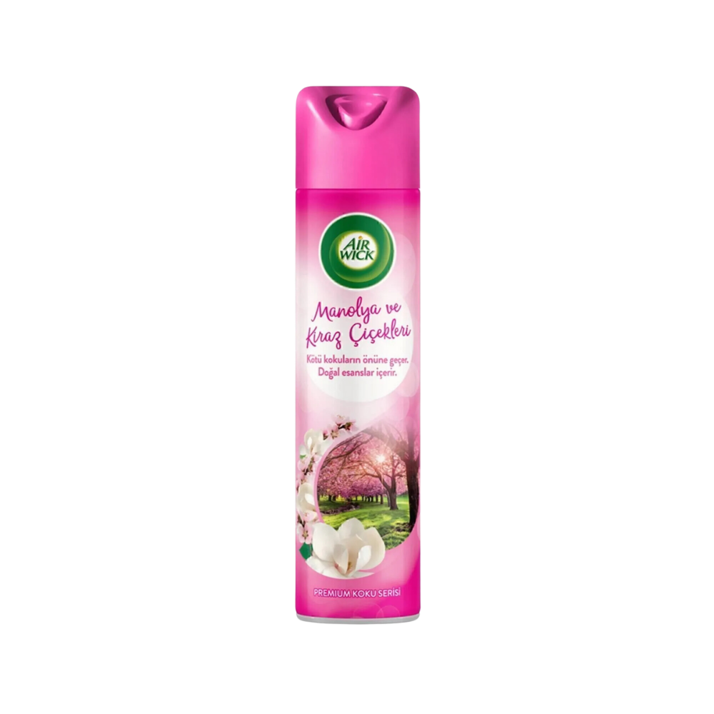 AİRWİCK AEROSOL MANOLYA KİRAZ ÇİÇEĞİ 300 MLTUVALET TEMİZLEMEMarkasızB0066 317808