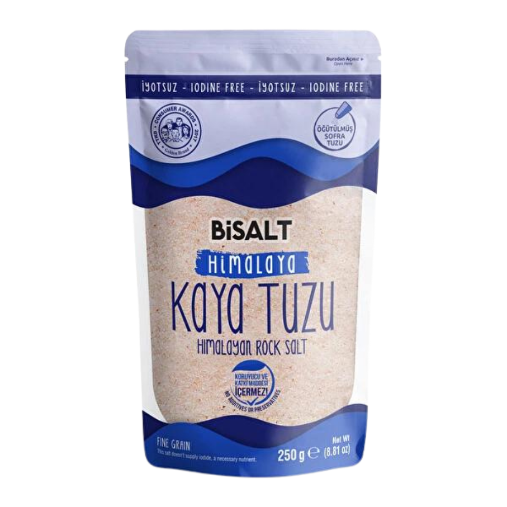 BİSALT HİMALAYA KAYA TUZU İNCE 250 GRTUZBİSALTBIS.HMLY.0003