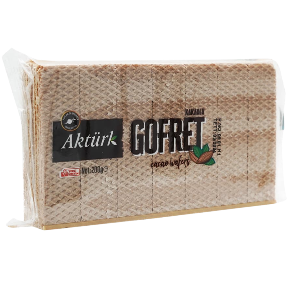 AKTÜRK KAKAOLU GOFRET 200 GRWAFER GOFRETMarkasızGK200