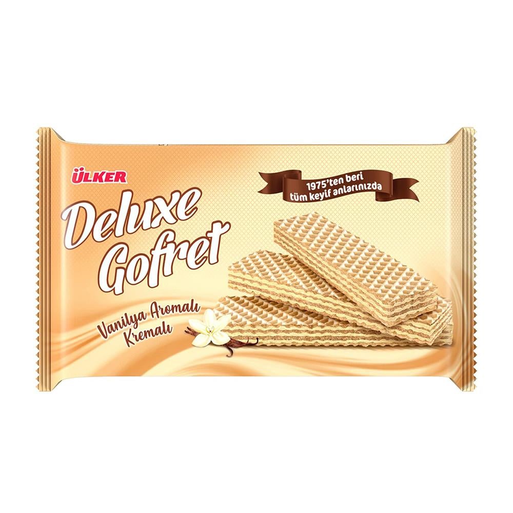 ÜLKER DELUXE GOFRET VANİLYALI 220 GRWAFER GOFRETÜLKER0040603