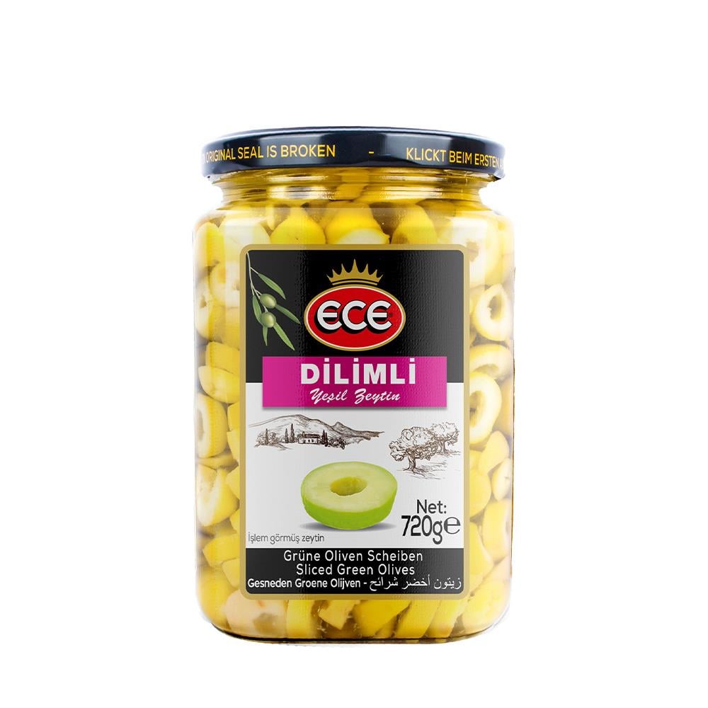 ECE YEŞİL ZEYTİN DİLİMLİ 700 GRYEŞİL ZEYTİNECE4945