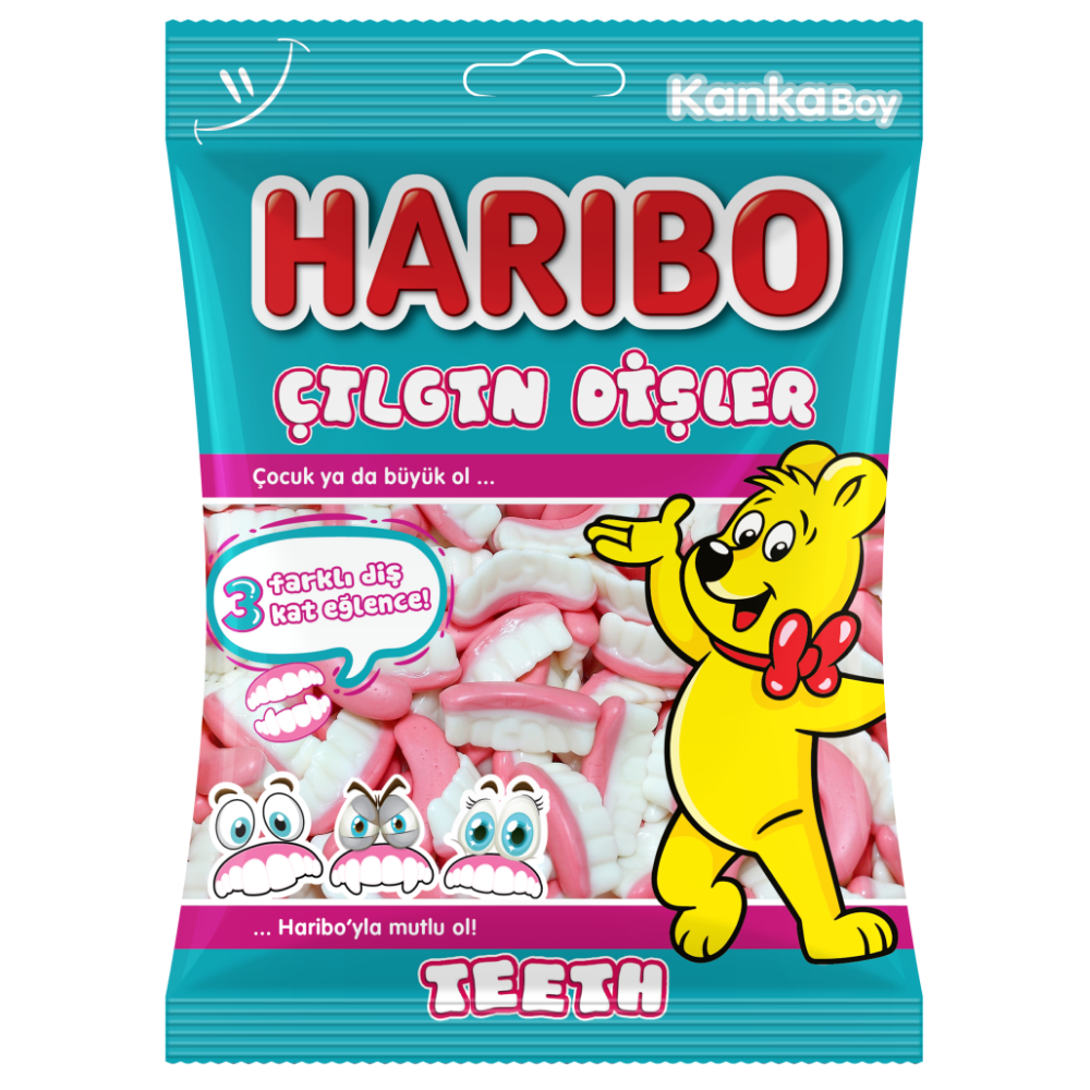 HARİBO ÇILDIN DİŞLER 80 GRYUMUŞAK ŞEKERHARİBOHARIBO6