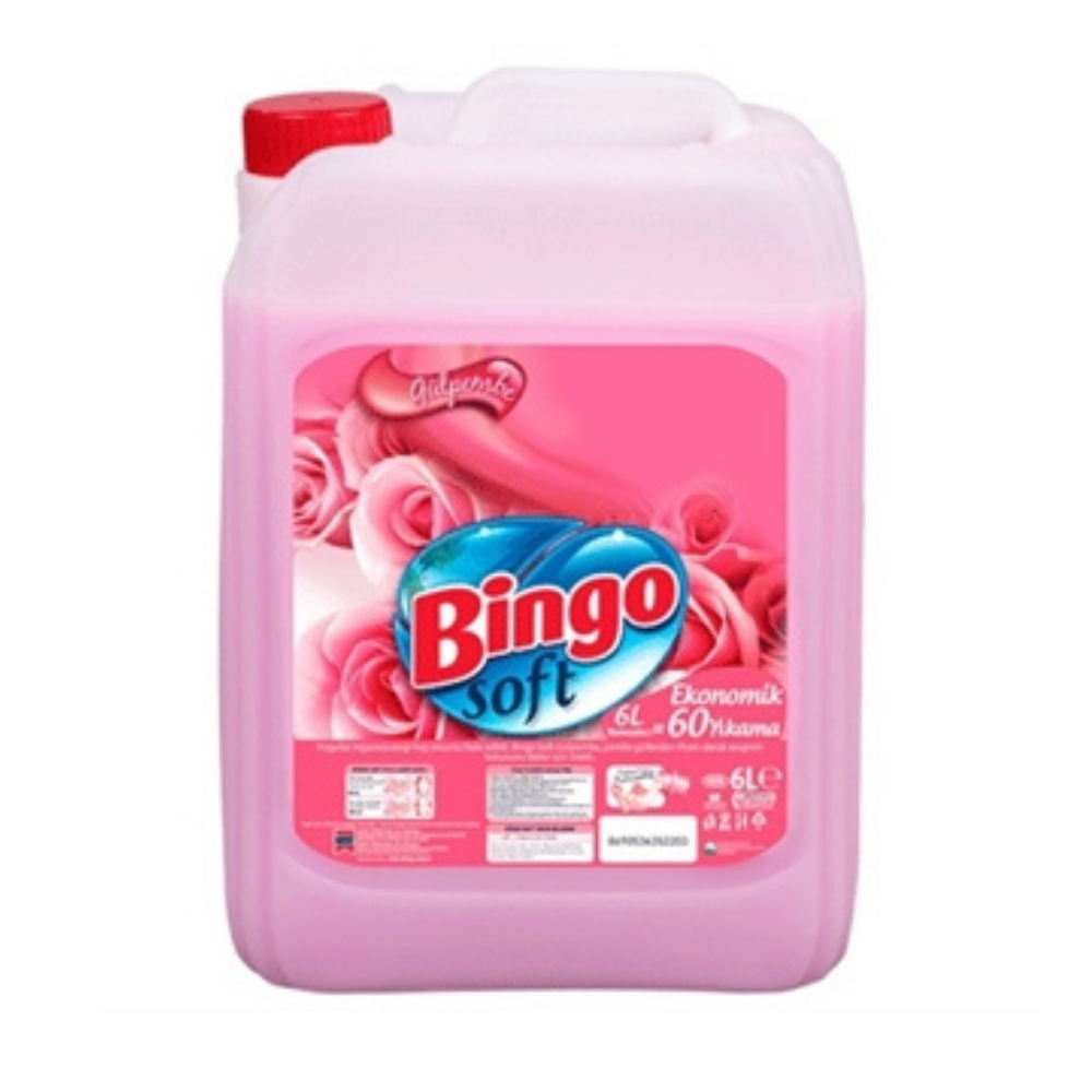 BİNGO SOFT GÜLPEMBE 5 LTYUMUŞATICIBİNGO50003489