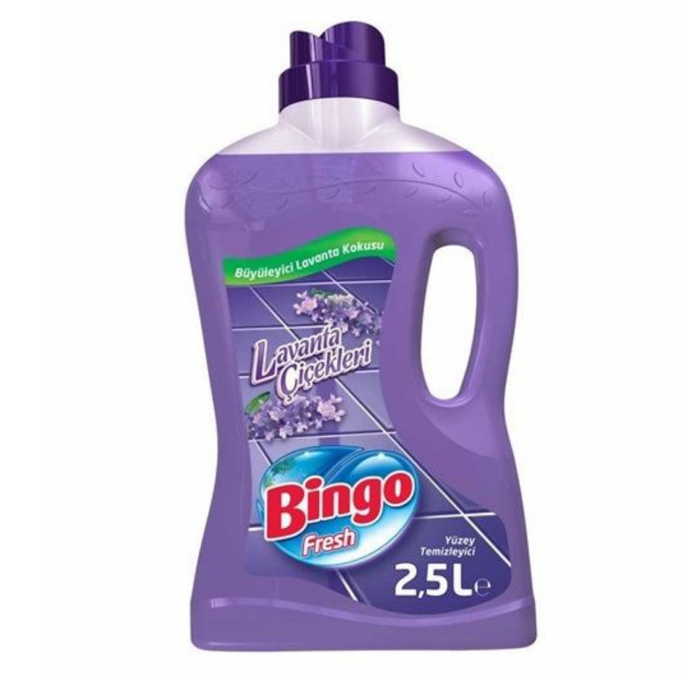 BİNGO FRESH LAVANTA ÇİÇEKLERİ 2.5 LTYÜZEY TEMİZLEYİCİBİNGO50001388
