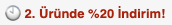 sepette %20 indirim