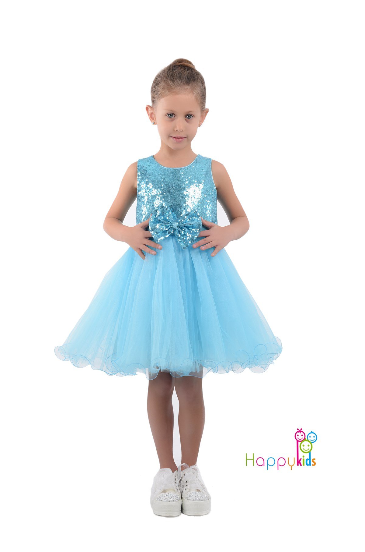 Prenses Model Kız Çocuk Abiye Buz Mavisi KIZ ABİYEçocuk abiye,prenses model  abiye,abiye elbise