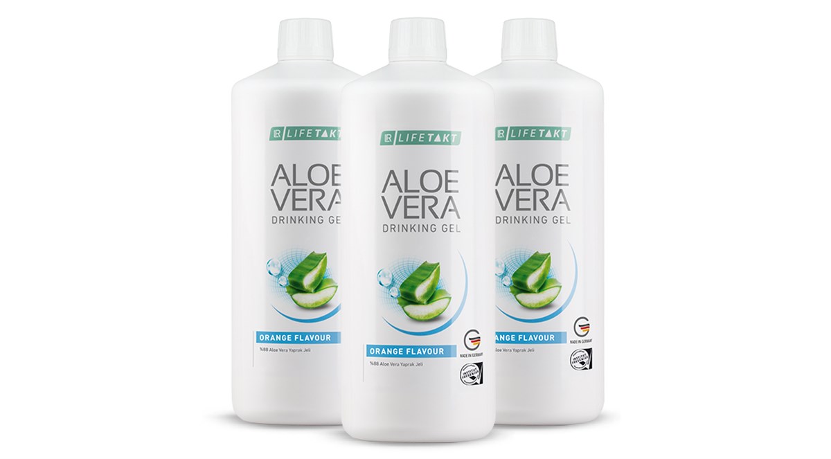 LR Aloe Vera Portakal Aromalı Jel İçecek 3'lü Set