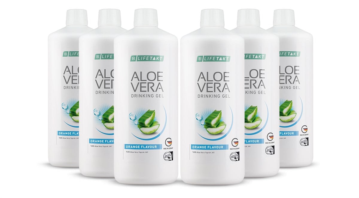 LR Aloe Vera Portakal Aromalı Jel İçecek 6'lı Set