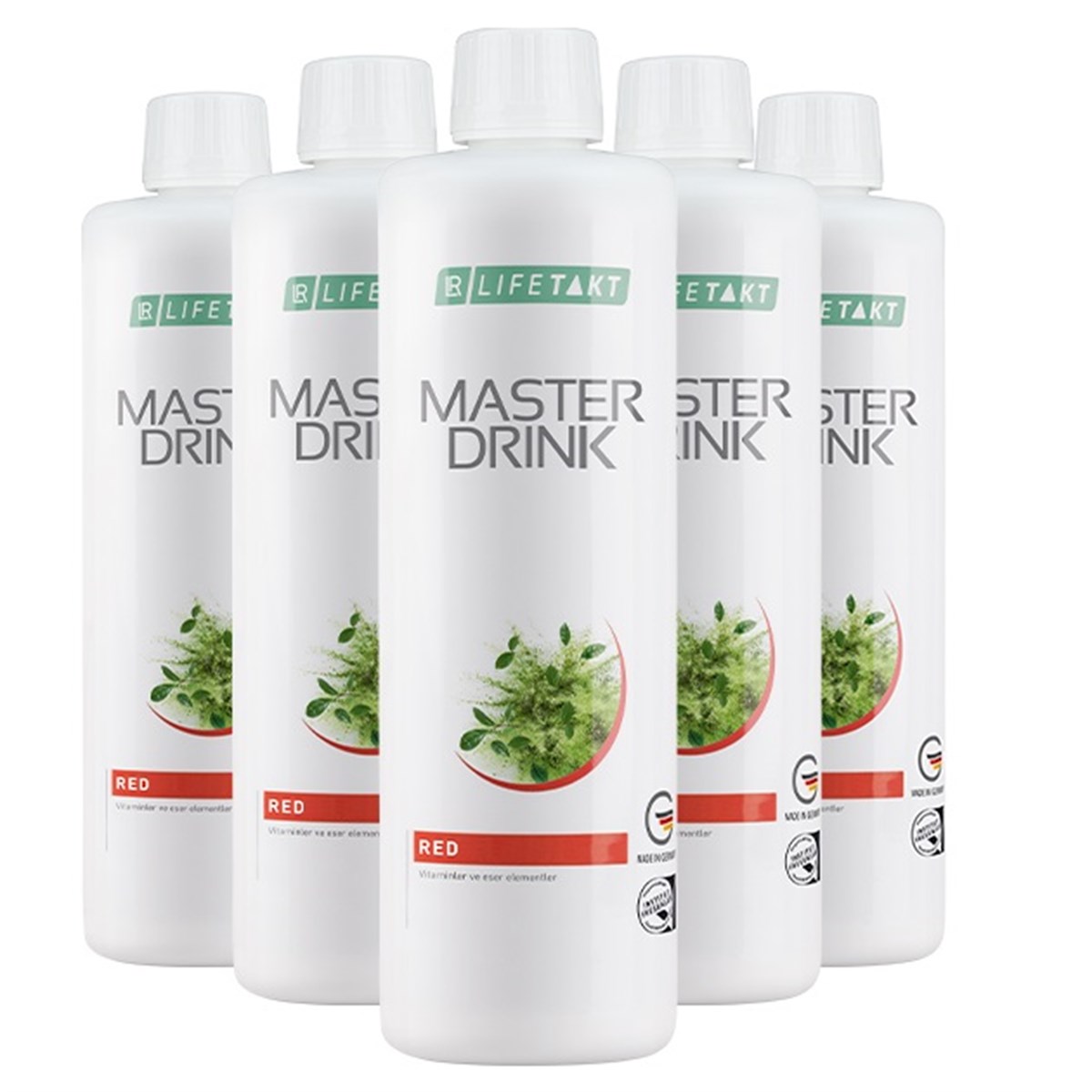  LR Lifetakt Master Drink Red 5'li Set
