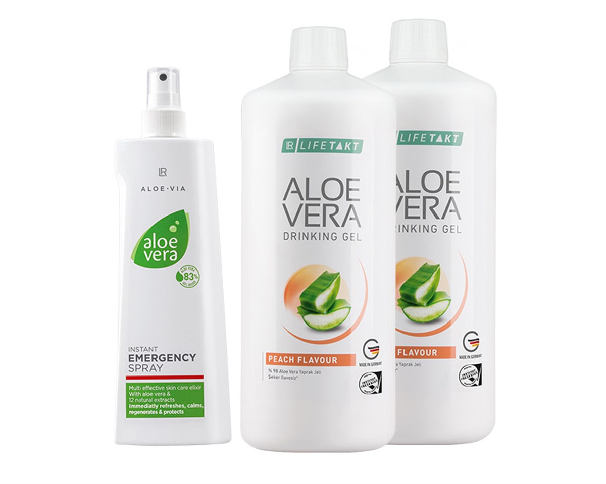 Aloe Vera Jel İçecek Şeftali 2'li Set