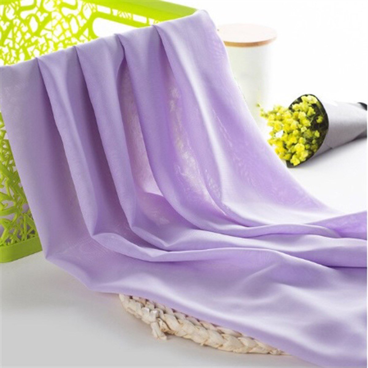 Jaju Baby açık mor şifon kumaş