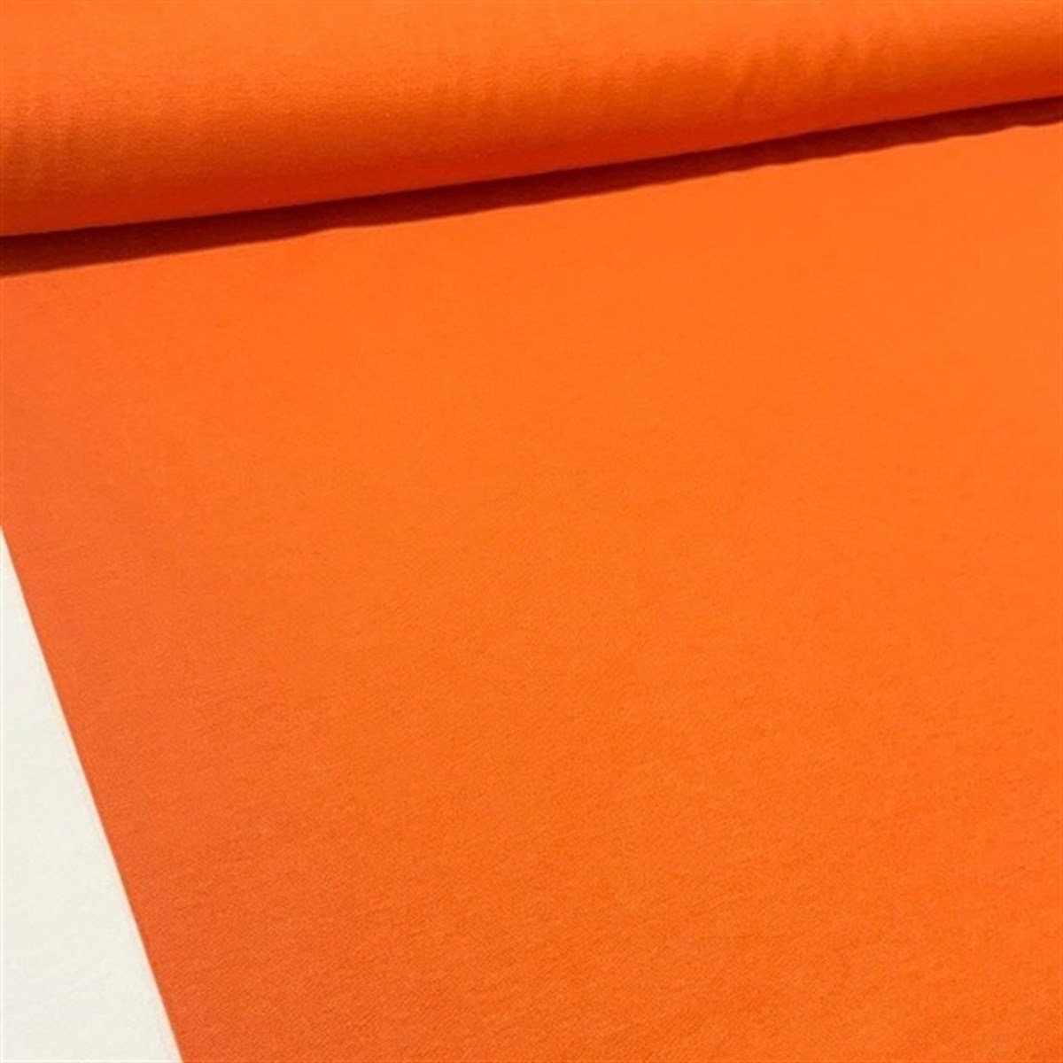 Jaju Baby Koyu Turuncu Döşemelik Duck Bezi Kumaş - Panama Keteni