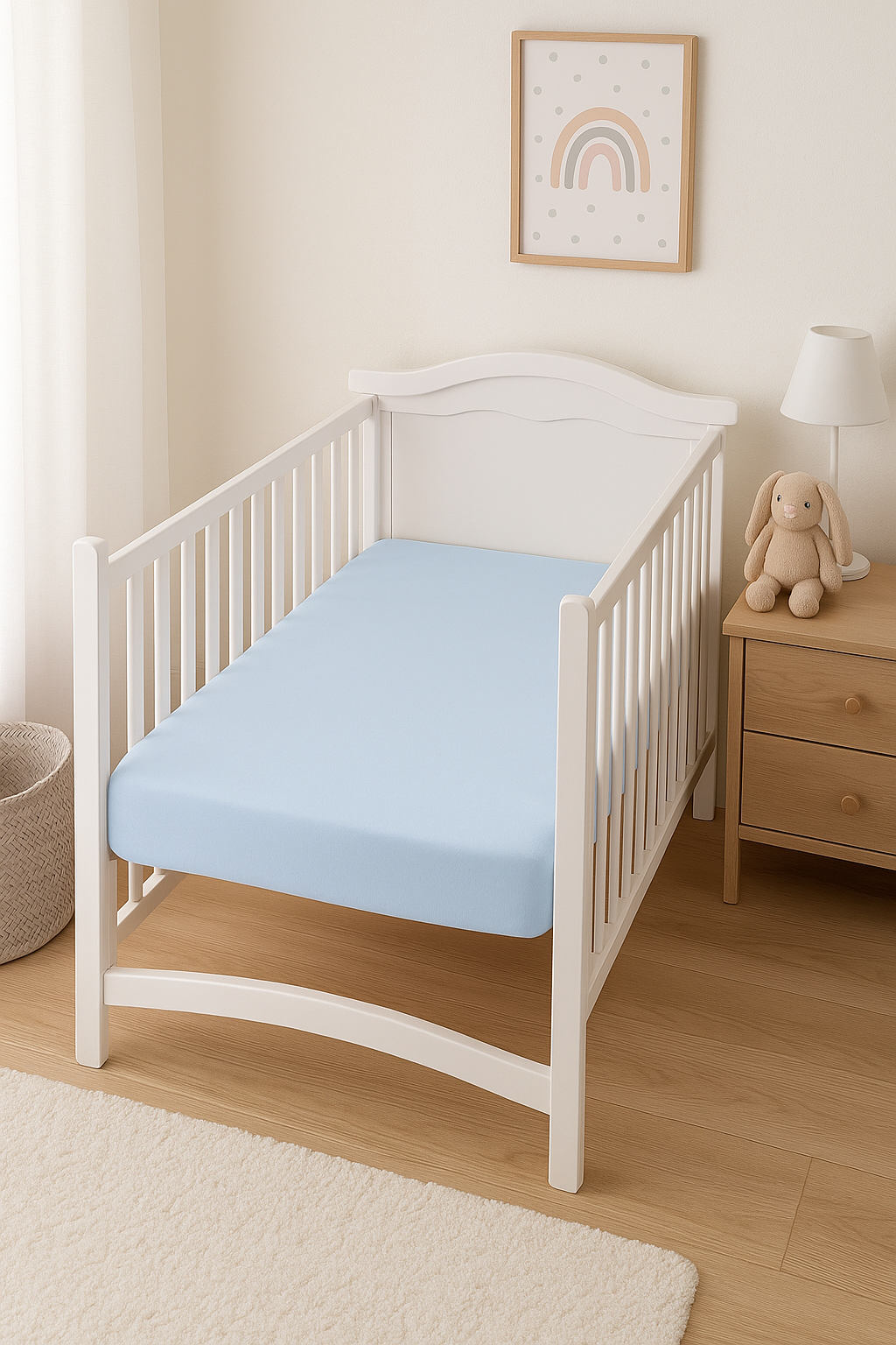 Jaju Baby Mint Lastikli Bebek Çarşaf