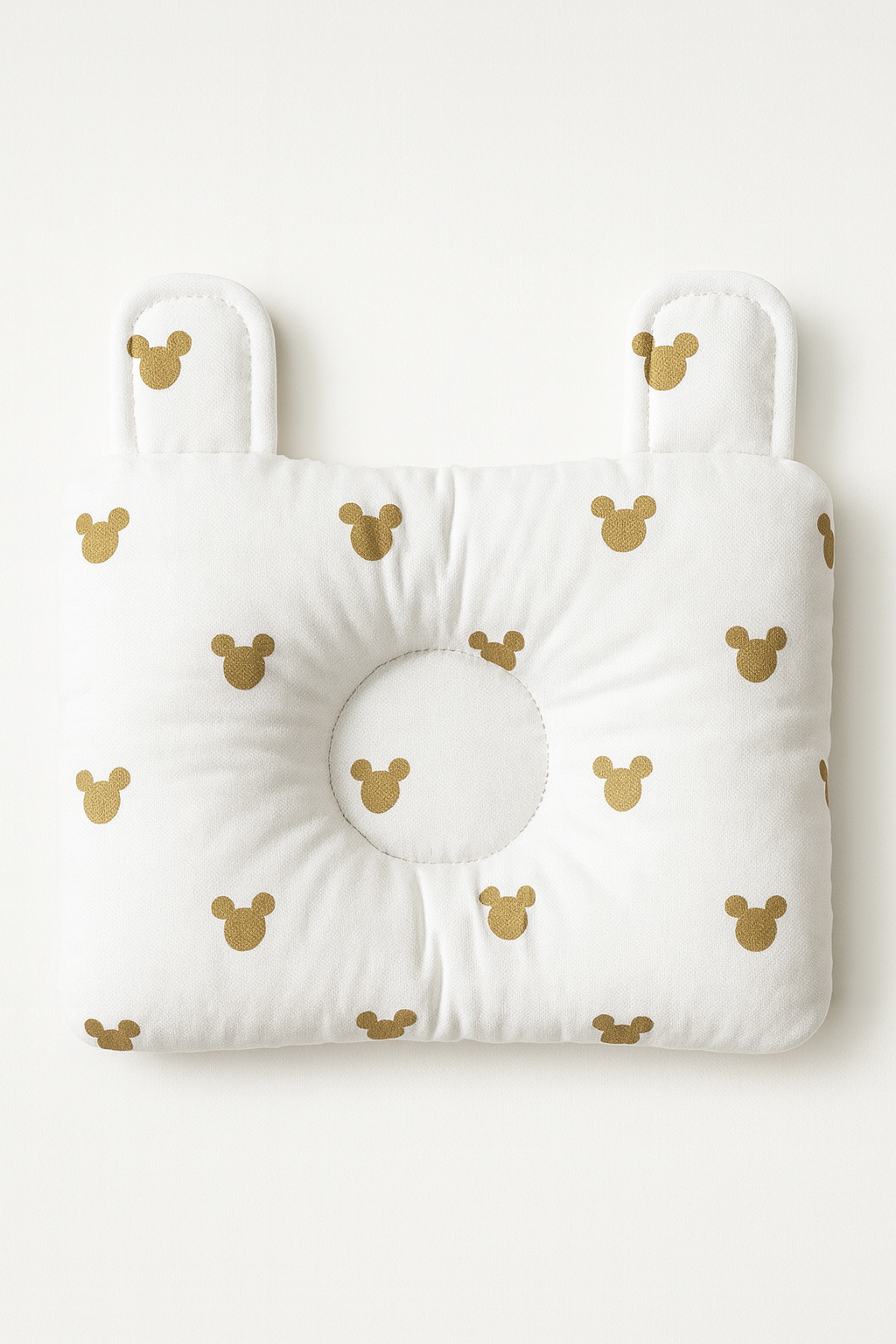 Jaju Baby Mint Yıldız Düz Kafa Yastığı Kafa Şekillendirici Bebek Yastık