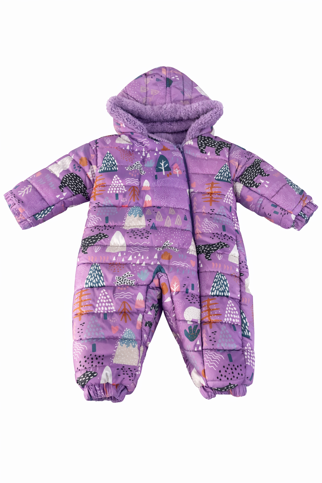 Jaju Baby Mor Fermuarlı Bebek Kozmonot