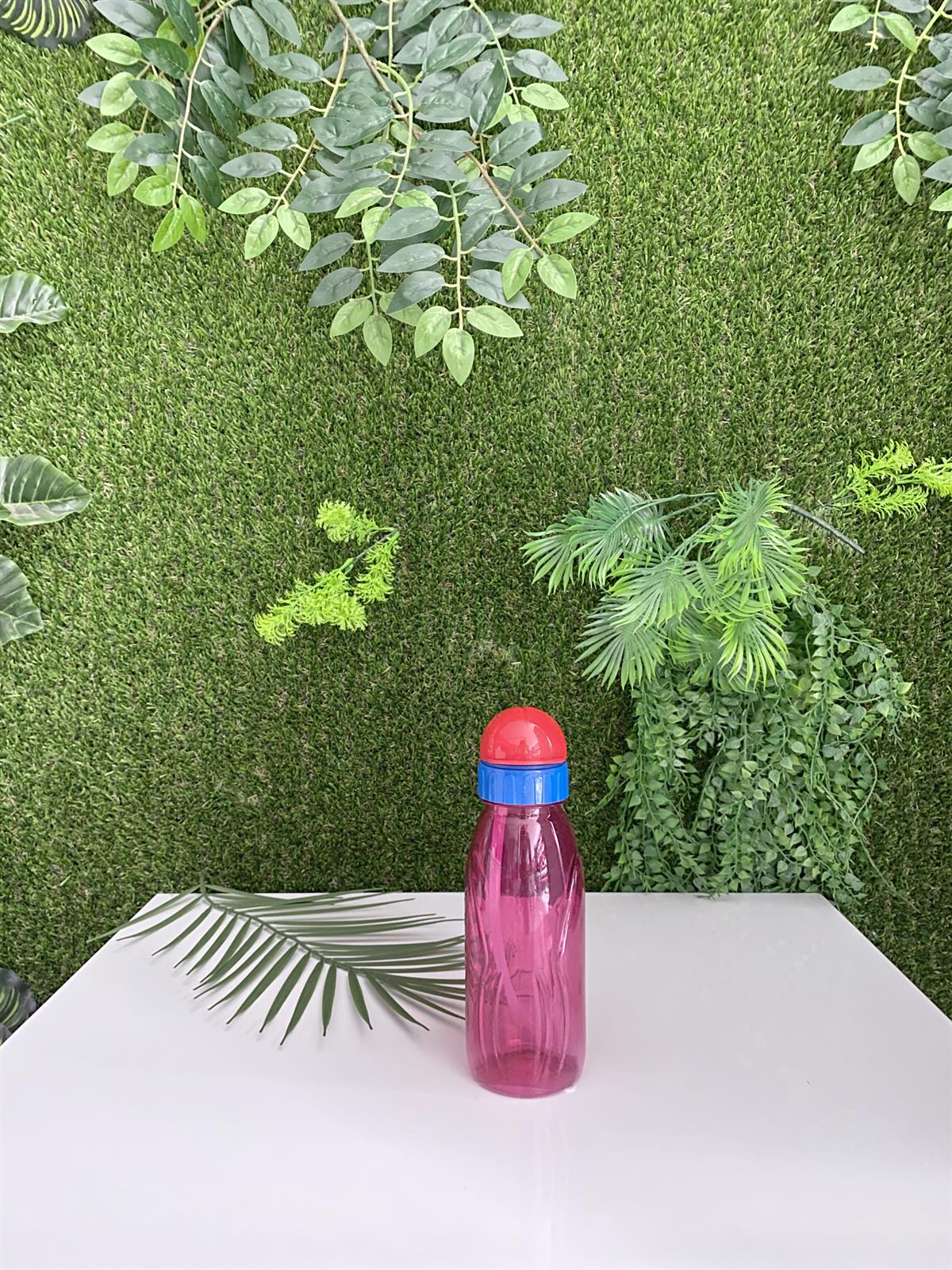 Jaju Baby Pembe Şeffaf Renk Pipetli Su Matarası 500 Ml