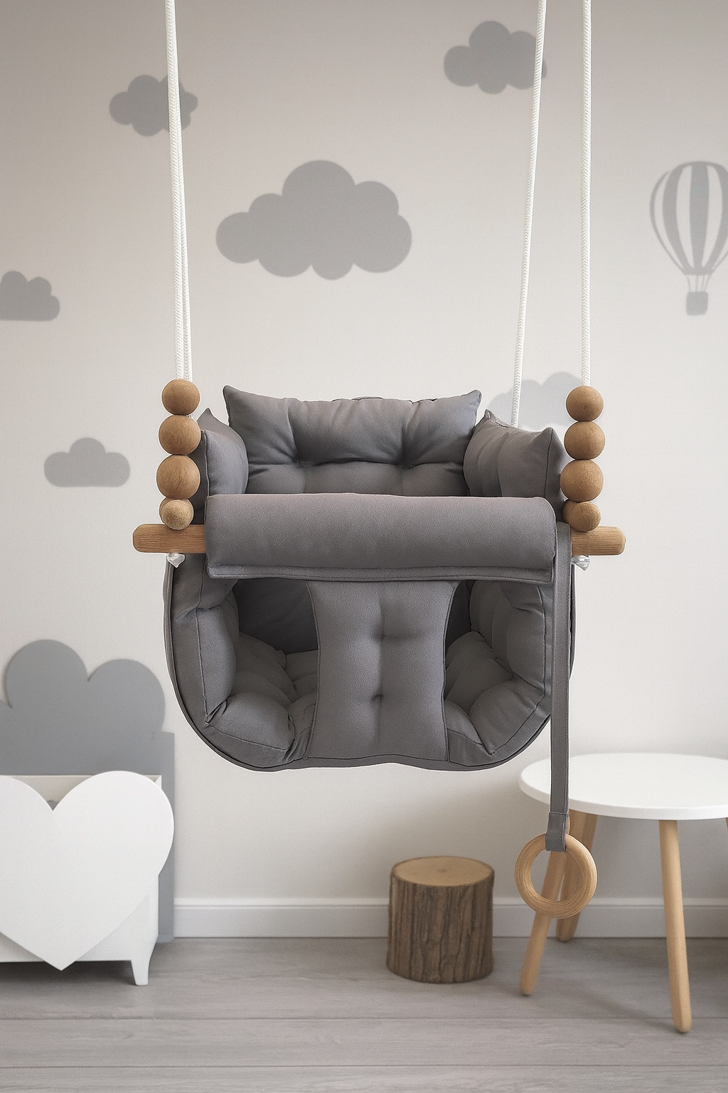 Jaju Baby Pofuduk Gri Salıncak