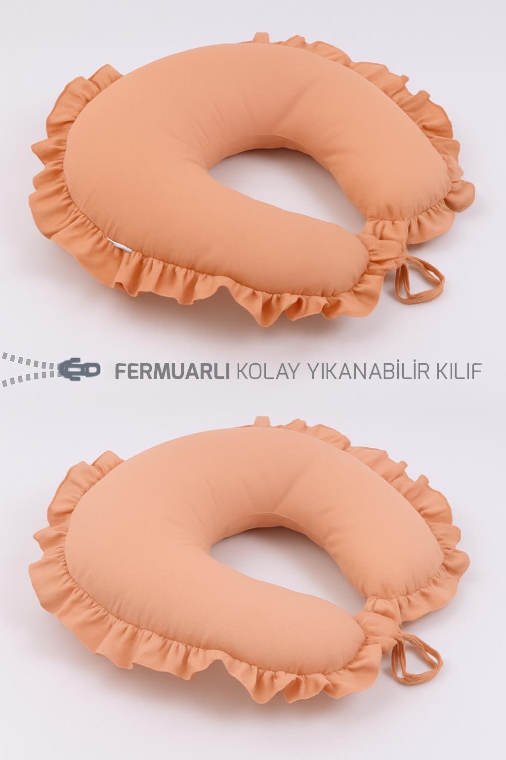 Jaju Baby Yeşil - Gri Yıldız Emzirme Yastığı - Destek Minderi