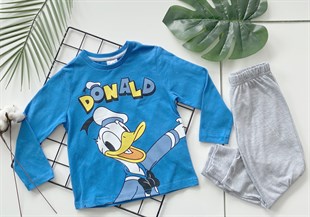 Jaju Baby Çimpa Donald Lisanslı Erkek Pijama Takımı