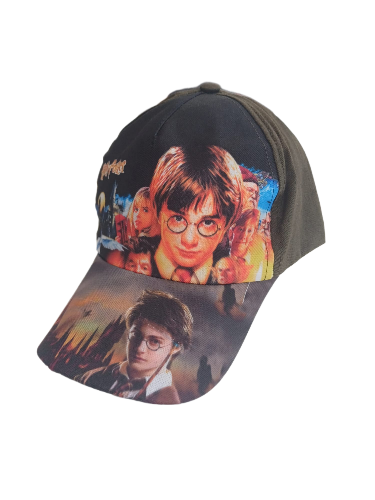 Jaju Baby 4-8 Yaş Erkek Çocuk Harry Potter Haki Renk Şapka 