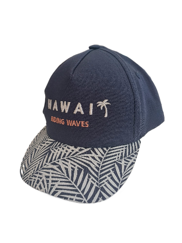 Jaju Baby 4-8 Yaş Erkek Çocuk Hawai Baskılı Şapka 