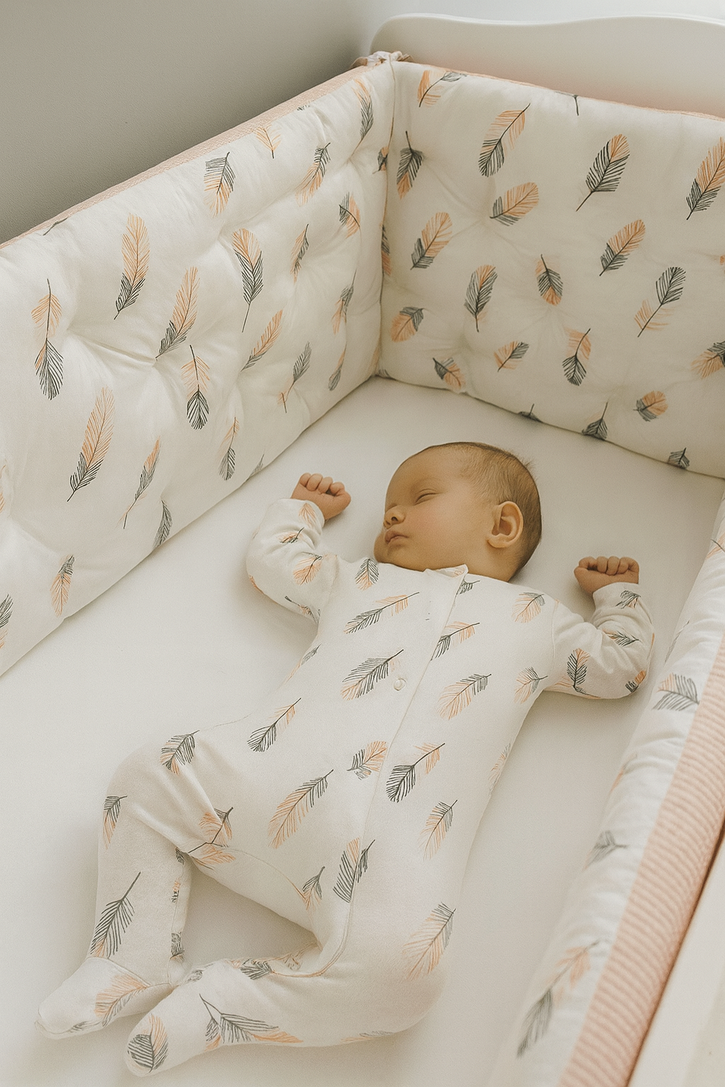 Jaju Baby (4 Kenar) Tüy Pudra Pembe Pike Kumaş Kenar Koruma Özel Ölçü