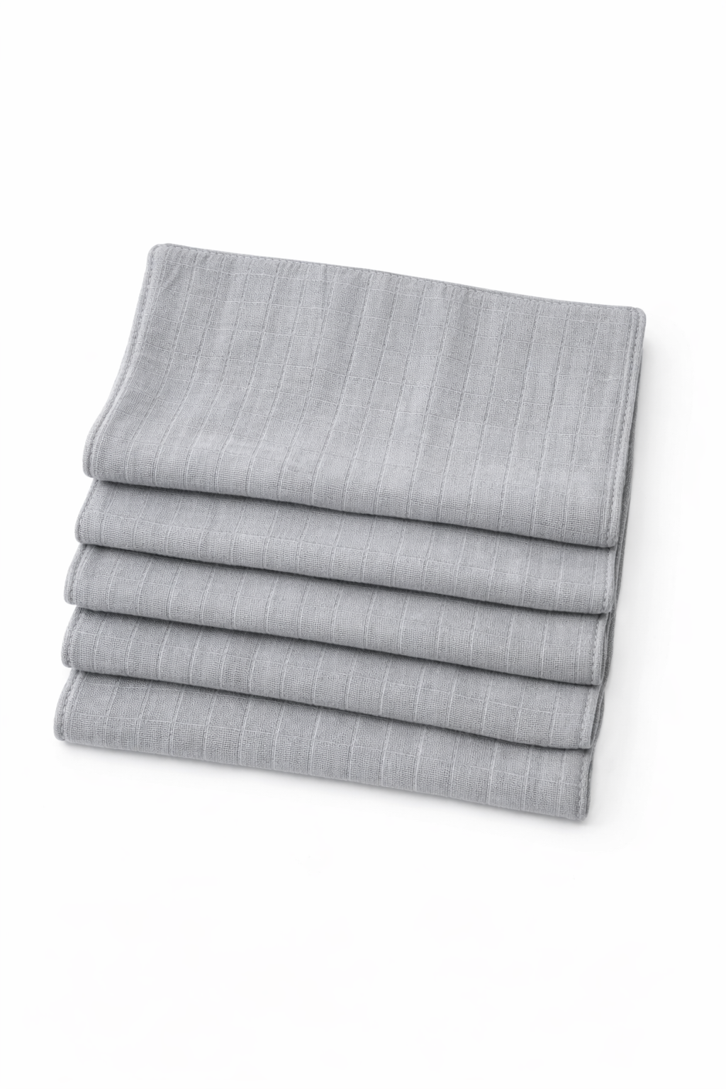 Jaju Baby 5 Adet %100 Organik Pamuk Çift Katlı Müslin Kumaş %100 Pamuk Müslin Omuz Örtüsü Ağız Mendili Sırt Mendili Pembe Gökkuşağı