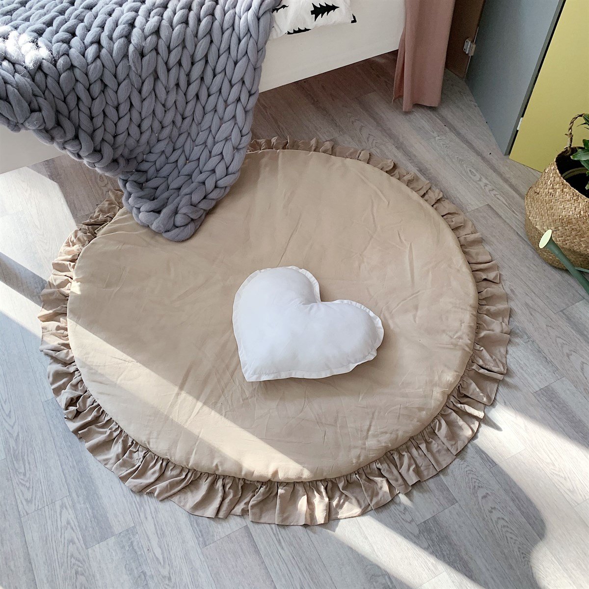 Jaju Baby Açık Kahve Oyun Halısı / Oyun Matı