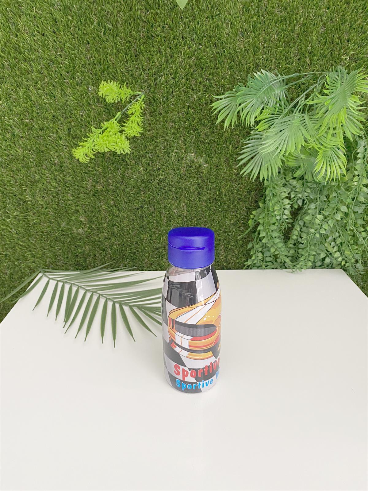 Jaju Baby Araba Desenli Renkli Su Matarası 500 Ml